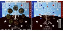 World Coins - France, Coffret 1c. à 2€, BU, 2008, MDP,