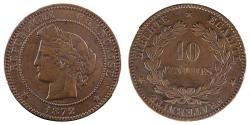 World Coins - Coin, France, Cérès, 10 Centimes, 1872, Bordeaux, , Bronze