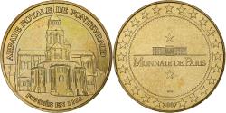 World Coins - France, Tourist token, Abbaye de Fontevraud, 2007, MDP, Nordic gold,