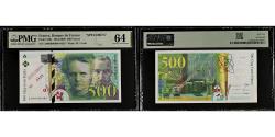 World Coins - France, 500 Francs, Pierre et Marie Curie, 1994, A, Specimen, UNC 64, PMG