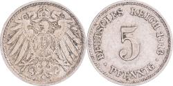 World Coins - Coin, GERMANY - EMPIRE, Wilhelm II, 5 Pfennig, 1913, Stuttgart,