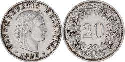 World Coins - Coin, Switzerland, 20 Rappen, 1920