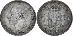World Coins - Coin, Spain, Alfonso XII, 2 Pesetas, 1879, Madrid, , Silver, KM:678.1