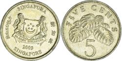 World Coins - Coin, Singapore, 5 Cents, 2009