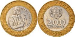 World Coins - Coin, Portugal, 200 Escudos, 1991, , Bi-Metallic, KM:655