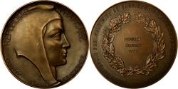 World Coins - France, Medal, Marianne, Union Nationale des Industries Carrières, 1977
