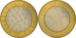 World Coins - Slovenia, 3 Euro, 2008, Special Unc., , Bi-Metallic, KM:81