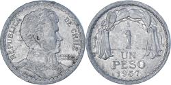 World Coins - Coin, Chile, Peso, 1957, , Aluminum, KM:179a