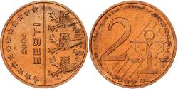 World Coins - Estonia, 2 Euro Cent, Fantasy euro patterns, Essai-Trial, Proof, 2004, Copper