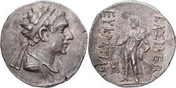 Ancient Coins - Baktrian Kingdom, Eukratides II Soter, Tetradrachm, ca. 145-140 BC, Silver