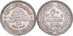 World Coins - Lebanon, 50 Piastres, 1952, Utrecht, Silver, , KM:17
