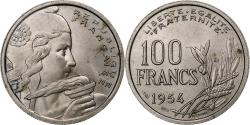 World Coins - France, 100 Francs, Cochet, 1954, Beaumont-Le-Roger, Copper-nickel,