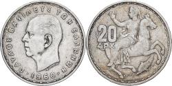 World Coins - Greece, Paul I, 20 Drachmai, 1960, Athens, Silver, , KM:85