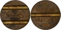 World Coins - Italy, Telecommunication token, 1973, Arzano, Brass,