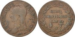 World Coins - Coin, France, Dupré, 5 Centimes, 1799, Paris, , Bronze, KM:640.1