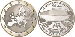 World Coins - France, 1-1/2 Euro, Parlement européen, 2008, Paris, Silver, , KM:1532