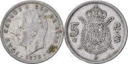 World Coins - Spain, Juan Carlos I, 5 Pesetas, 1979, Copper-nickel, , KM:807