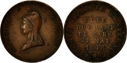 World Coins - France, Medal, Fête du Champs de Mars, 1848, , Copper