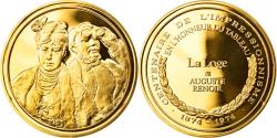 World Coins - France, Medal, Arts & Culture, La Loge de Auguste Renoir, , Vermeil