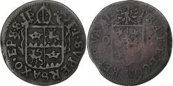 World Coins - SWISS CANTONS, Bishopic of Sion, Franz-Joseph Supersaxo, 1/2 Batzen, 1708