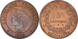 World Coins - Coin, France, Cérès, 5 Centimes, 1879, Paris, , Bronze, KM:821.1