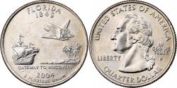 Us Coins - United States, Quarter, Quarter Dollar, 2004, U.S. Mint, FLORIDA, Copper-Nickel