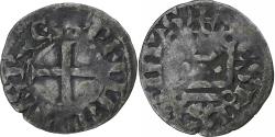 World Coins - France, Philip II, Denier Tournois, 1180-1223, Saint-Martin de Tours, Billon