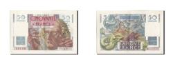 World Coins - Banknote, France, 50 Francs, 50 F 1946-1951 ''Le Verrier'', 1946, 1946-03-14