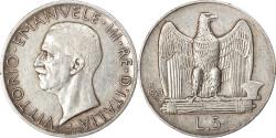 World Coins - Coin, Italy, Vittorio Emanuele III, 5 Lire, 1929, Rome, , Silver