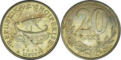 World Coins - Coin, Albania, 20 Leke, 2016