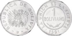 World Coins - Coin, Bolivia, Boliviano, 1991