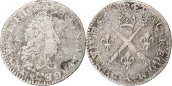 World Coins - France, Louis XIV, 5 Sols aux insignes, 1702-1703, Paris, reformed, Silver