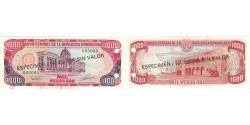 World Coins - Banknote, Dominican Republic, 1000 Pesos Oro, 1993, 1993, KM:145s, AU(50-53)