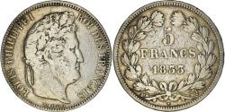 World Coins - Coin, France, Louis-Philippe, 5 Francs,1833,Perpignan,,Silver,KM 749.11