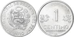 World Coins - Peru, Centimo, 2010, Lima, Aluminum, , KM:303.4a