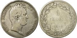 World Coins - Coin, France, Louis-Philippe, 5 Francs, 1830, Paris, , Silver, KM:738