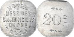 World Coins - France, Bourg-en-Bresse, 20 Centimes, 1918, , Aluminium
