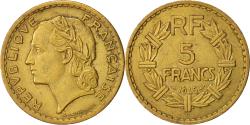 World Coins - Coin, France, Lavrillier, 5 Francs, 1945, Castelsarrasin,
