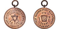 World Coins - Canada, Token, Masonic, Toronto, King Solomon's Chapter, Chapter Penny