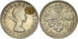 World Coins - Coin, Great Britain, Elizabeth II, 6 Pence, 1966, , Copper-nickel