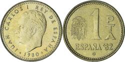World Coins - Spain, Juan Carlos I, Peseta, 1980 (80), Madrid, , Aluminum-Bronze, KM:816
