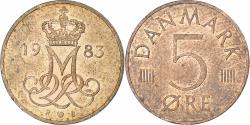 World Coins - Denmark, 5 Öre, 1983