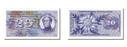 World Coins - Switzerland, 20 Franken, 1973, KM #46u, 1973-03-07, UNC(65-70), 94C