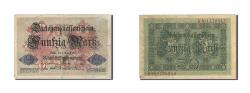 World Coins - Banknote, Germany, 50 Mark, 1914, 1914-08-05, KM:49b, VF(20-25)
