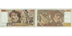 World Coins - France, 100 Francs, Delacroix, 1990, H.136, VF(30-35), Fayette:69bis.1a