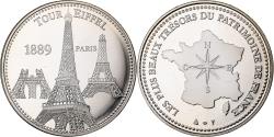 World Coins - France, Medal, Tour Eiffel, Copper-nickel,