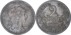 World Coins - Coin, France, Dupuis, 2 Centimes, 1911, Paris, , Bronze, KM:841