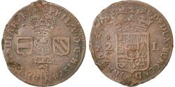 World Coins - Coin, Spanish Netherlands, NAMUR, Philip V of Spain, 2 Liards, 1709, Namur