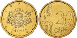 World Coins - Latvia, 20 Euro Cent, 2014, , Brass