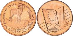 World Coins - Cyprus, 1 cent pattern, 2003, ESSAI, , Copper